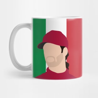 Antonio Giovinazzi Face Art - Flag Edition Mug